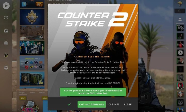 Counter Strike 2 (CS2) Limited Test davetiye