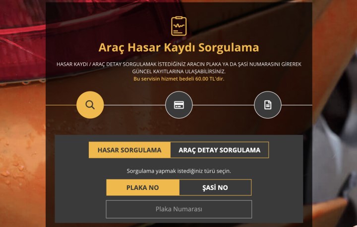 ptt araç hasar sorgulama