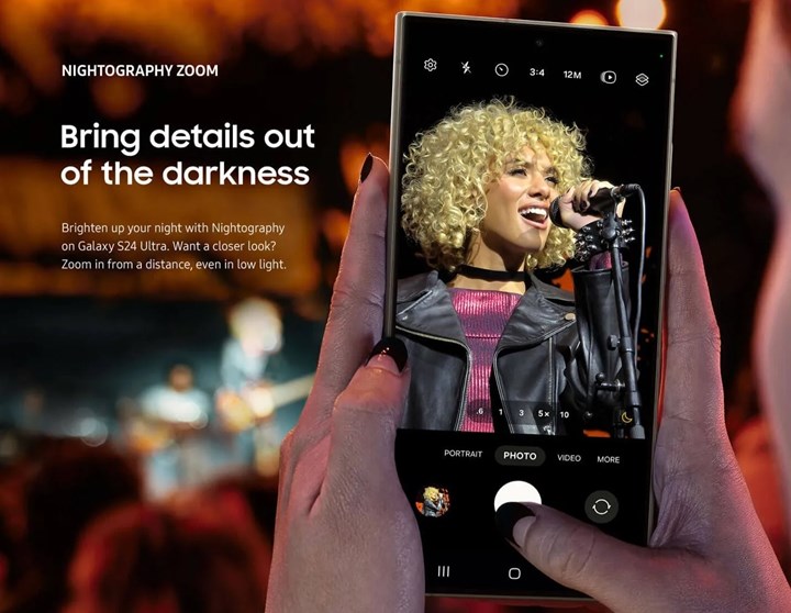 Samsung S24 Ultra kamera Nightography Zoom 