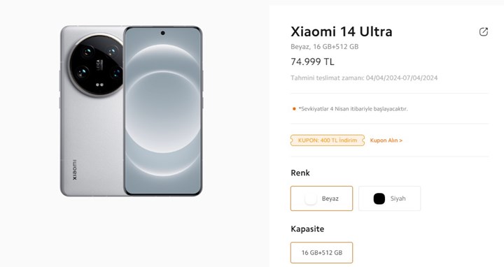 Xiaomi 14 Ultra Türkiye fiyatı 