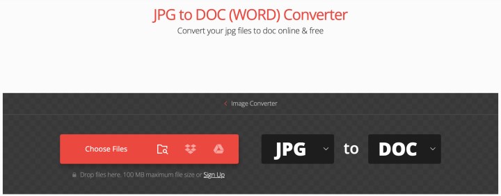 JPG to Word Doc dönüştürücü