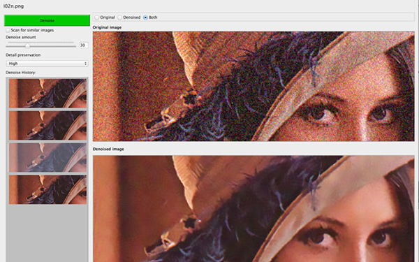 Mac uyumlu fotoğraf uygulaması iDenoise, kısa bir süre için ücretsiz
