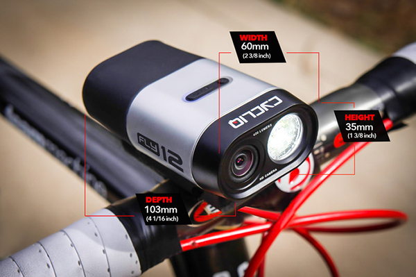HD kamera ile bisiklet farını birleştiren Fly12, Kickstater hedefine ulaştı