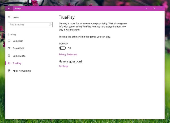 Microsoft, Windows 10'a oyunlarda hile yapılmasını engelleyen bir özellik ekledi