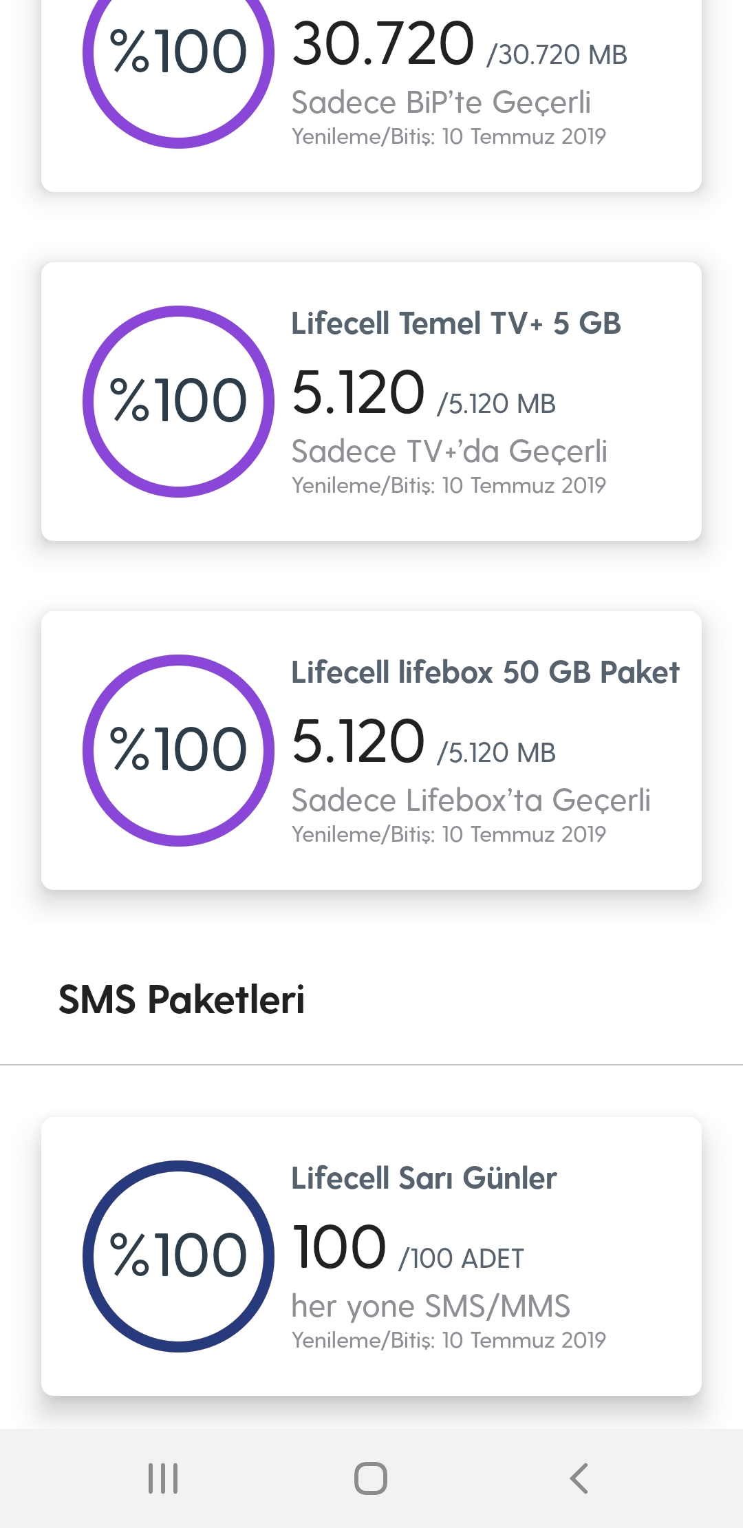 Turkcell'den Lifecell Sarı Günler Tarifesi! 15GB+1000DK+100SMS 65 TL! |  DonanımHaber Forum » Sayfa 3