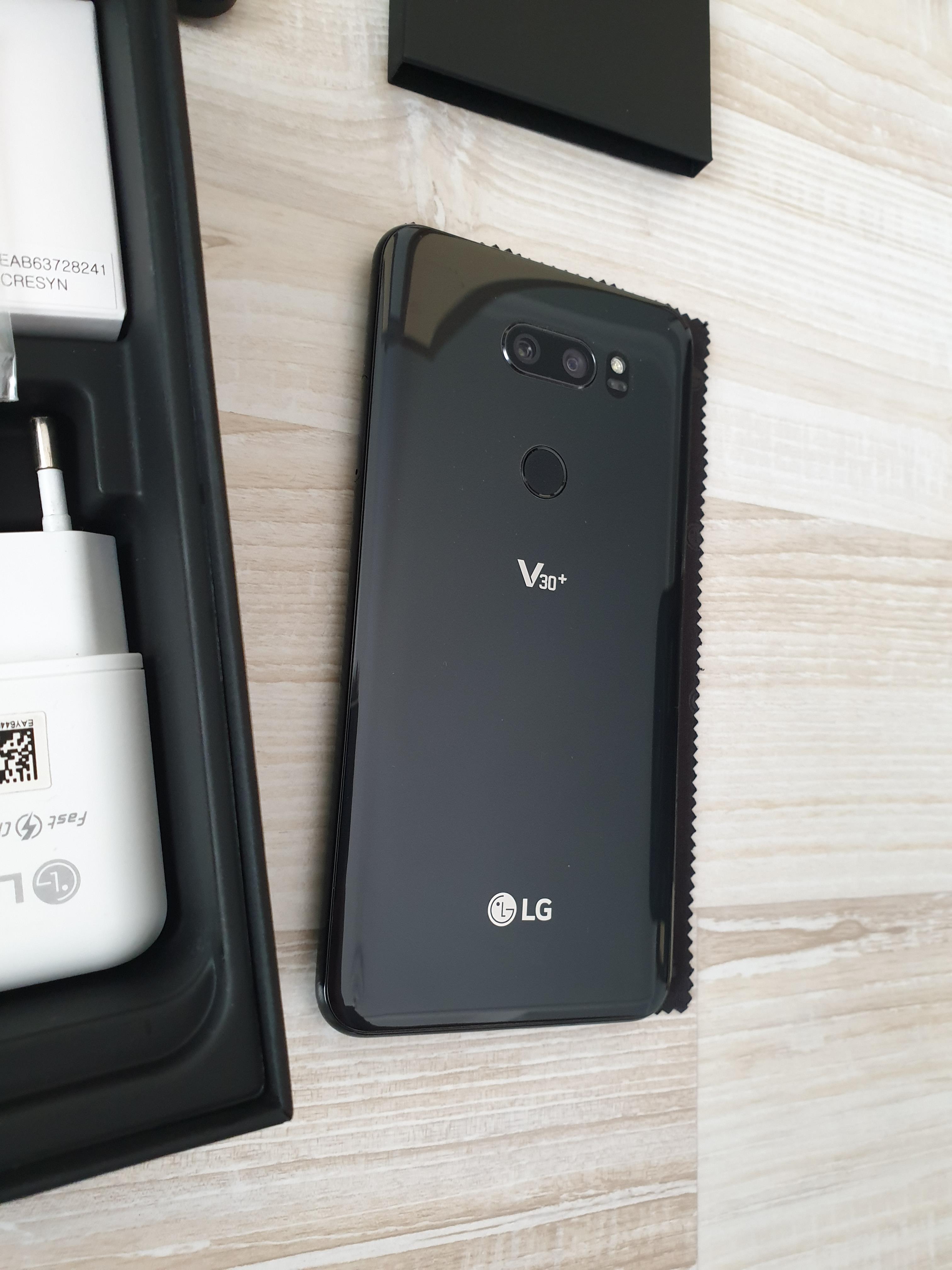 LG V30 Plus 128GB Siyah Faturalı Kutulu 10/9 ---SATILDI---