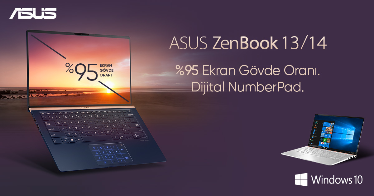 Yeni ASUS ZenBook 14 UX433 Türkiye'de!