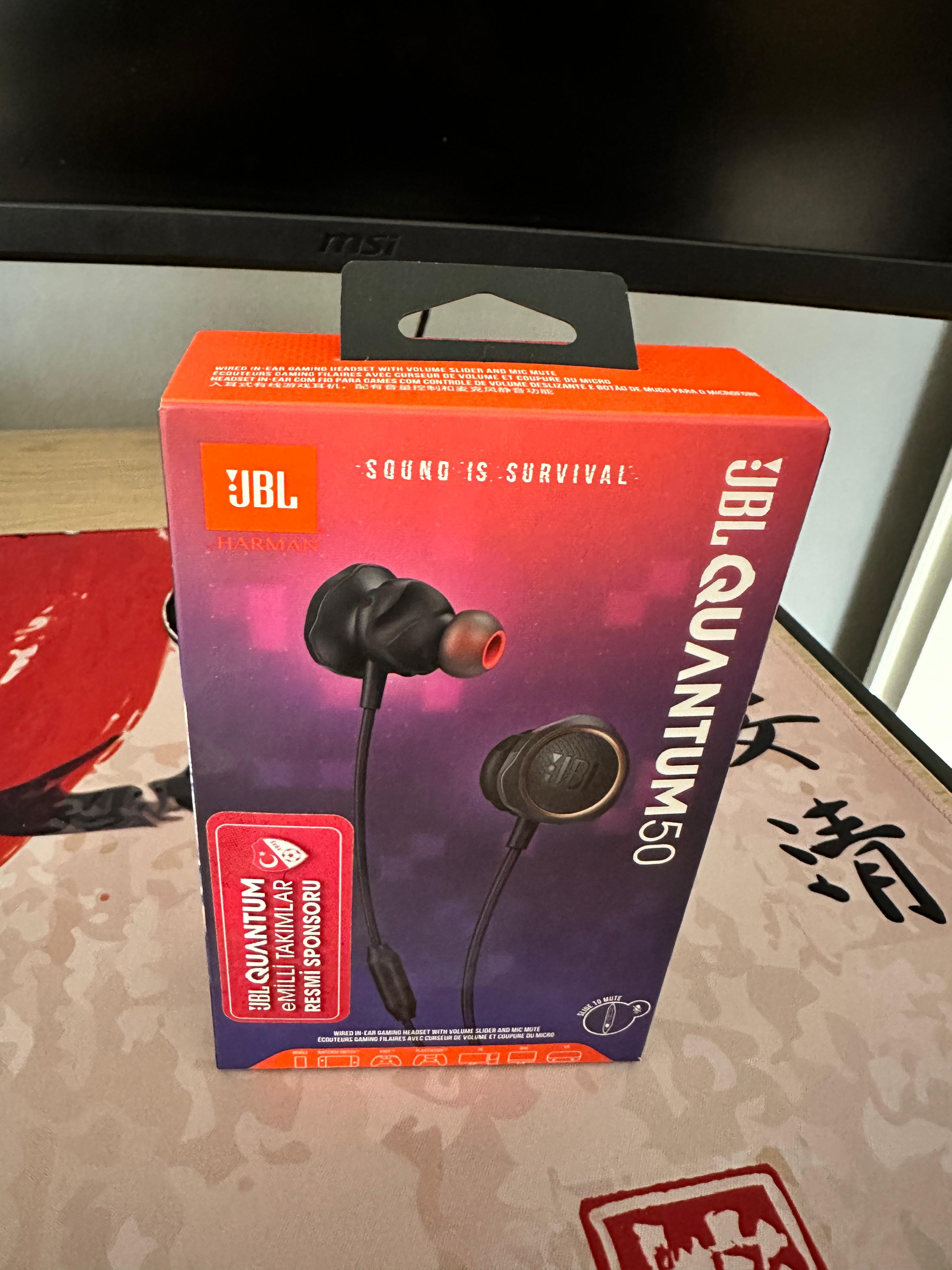 JBL Quantum 50 Kablolu Mikrofonlu Kulak İçi Oyuncu Kulaklığı | DonanımHaber  Forum