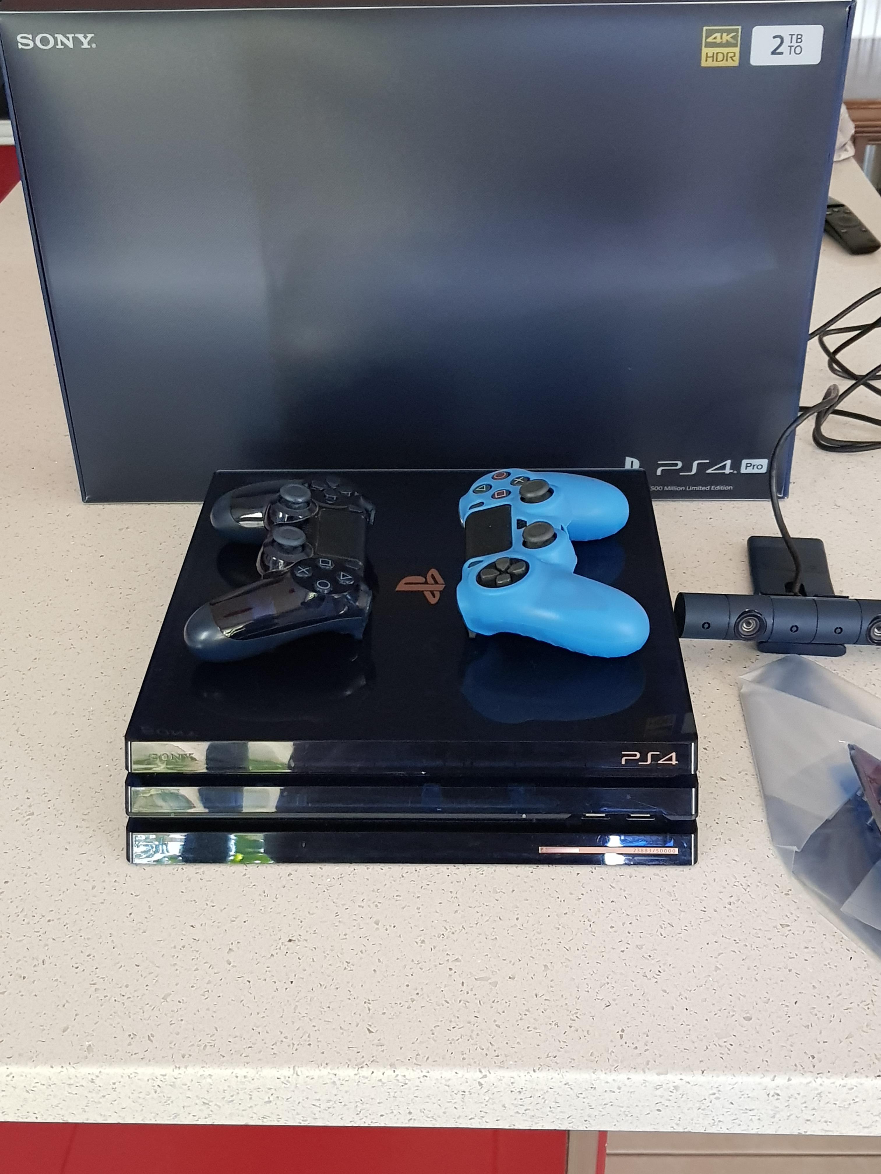 Ps4 pro 2tb 500 million limited edition