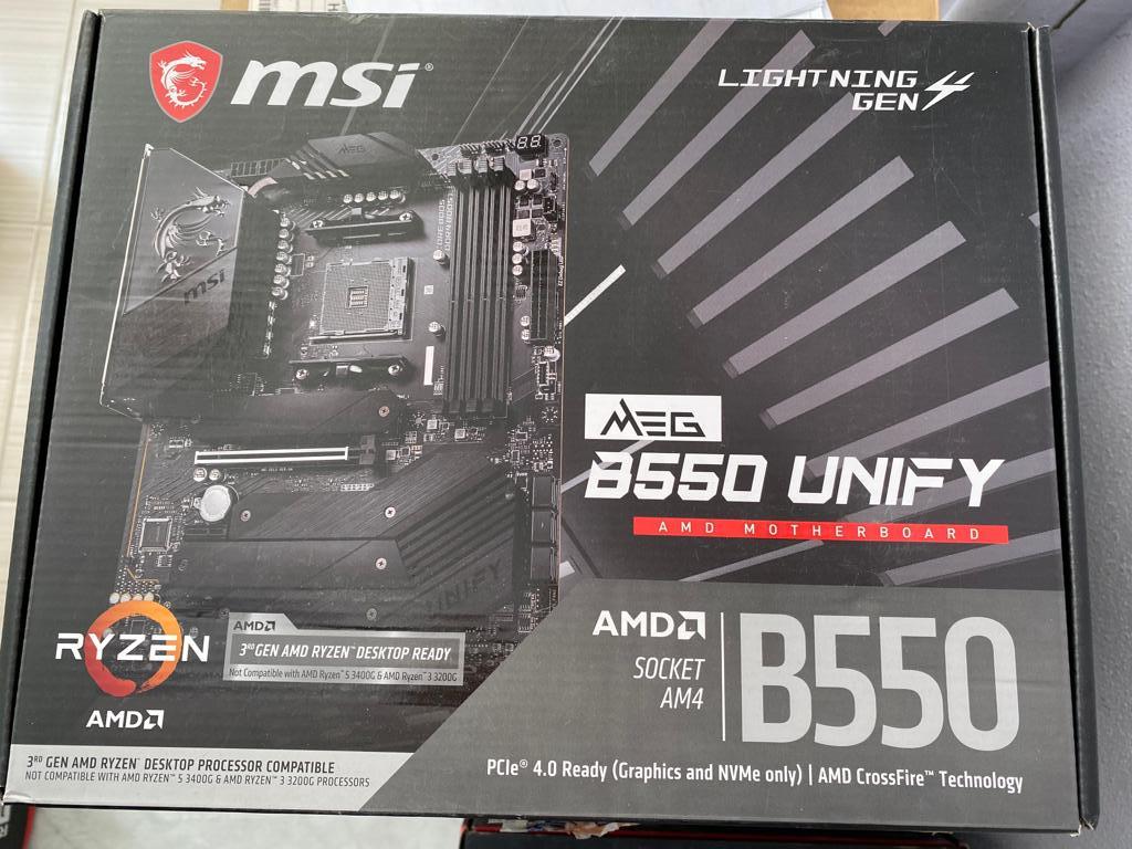 MSI MSI Meg B550 Unify + AMD Ryzen 9 5900X | DonanımHaber Forum