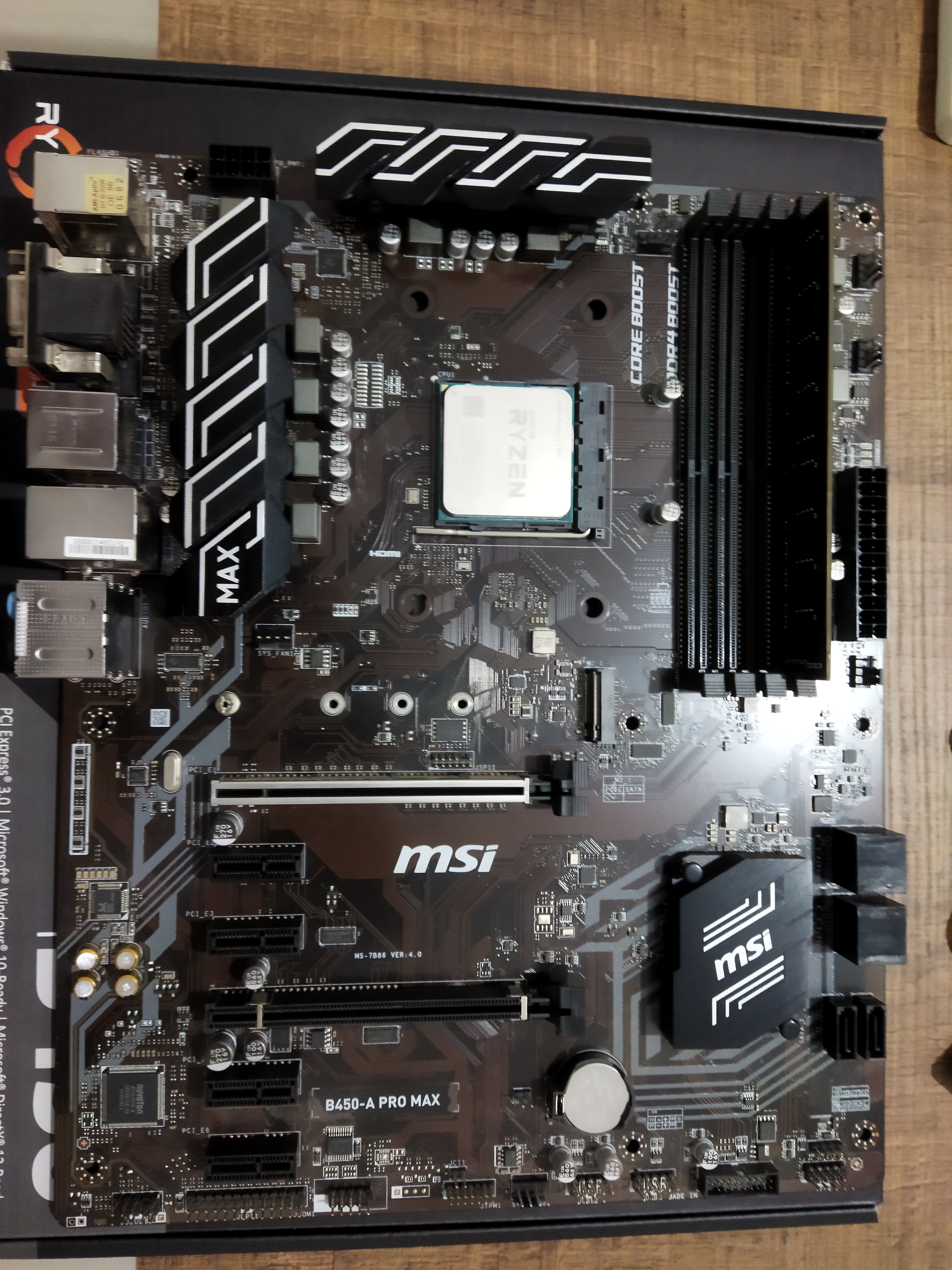 MSI B450-A PRO MAX + Ryzen 3 1200 + GSkill 8 GB DDR4 SET - SATILDI |  DonanımHaber Forum