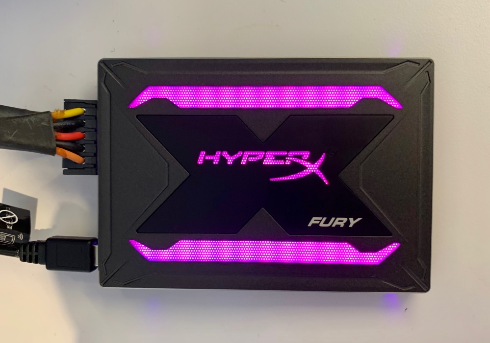 Kingston 240GB HyperX Fury Serisi Sata 3.0 RGB SSD
