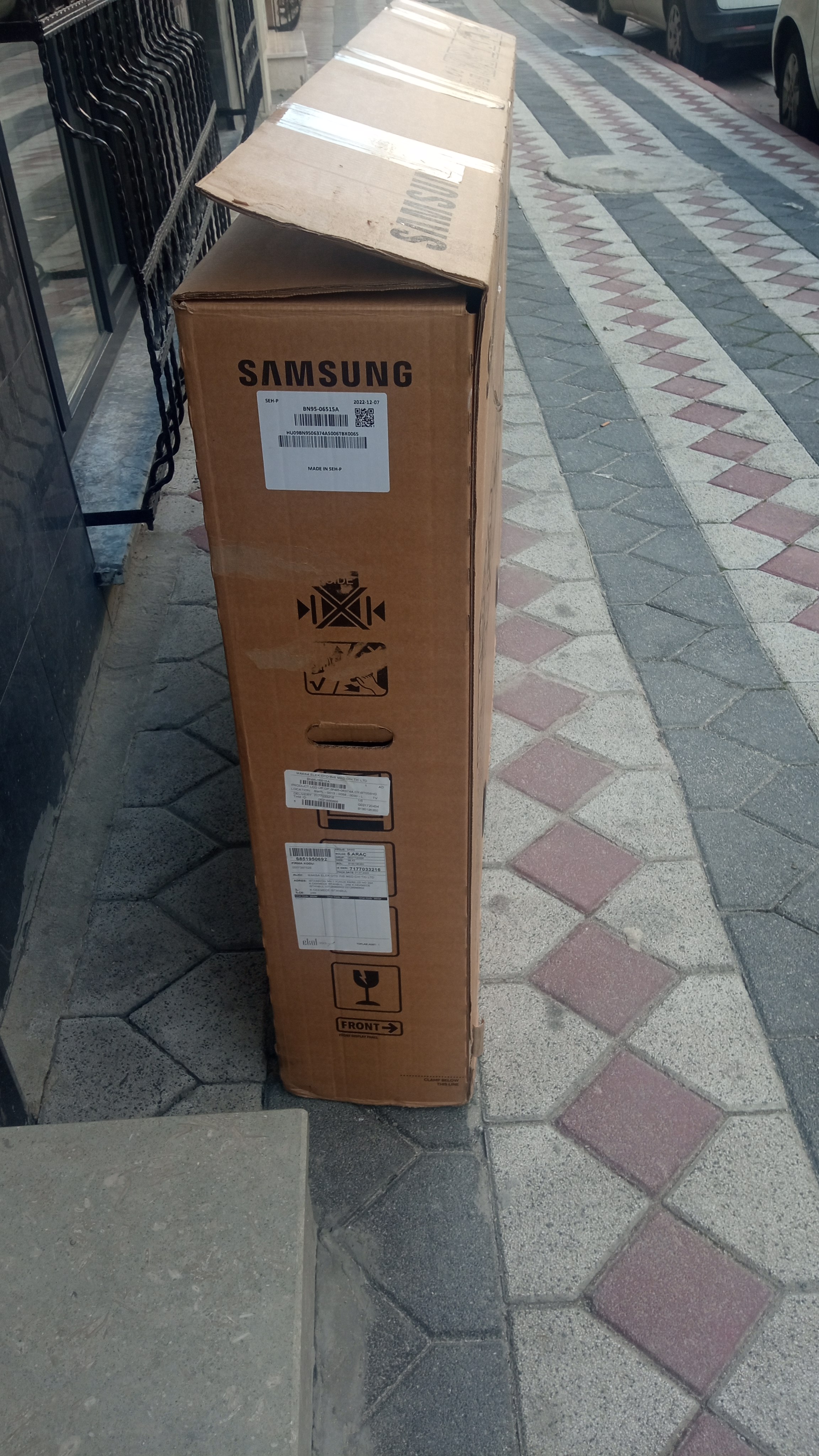Adrese Teslim Orjinal Köpüklü 58 inç Tv Taşıma Kutusu Samsung |  DonanımHaber Forum
