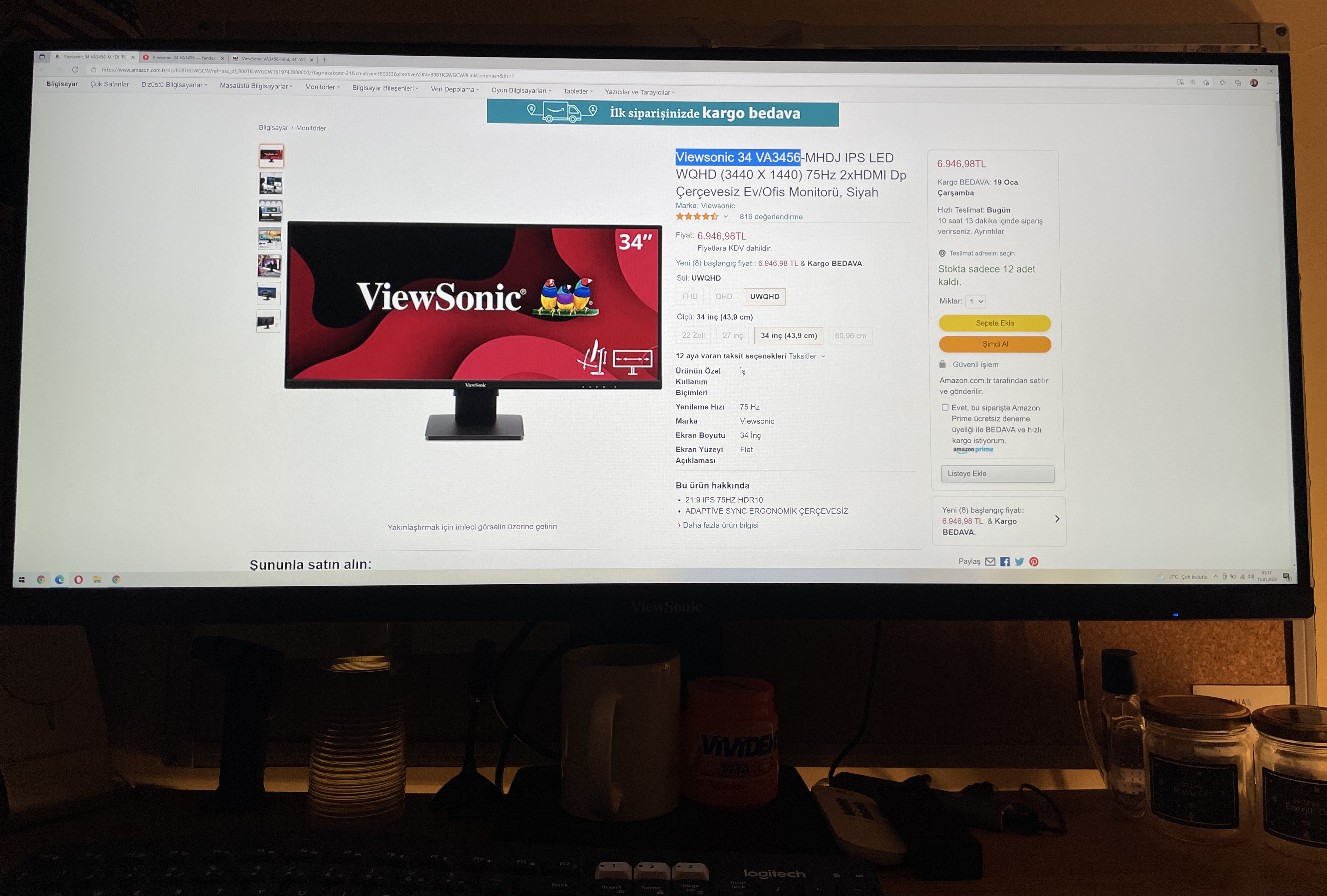 34” Viewsonic Monitor | DonanımHaber Forum