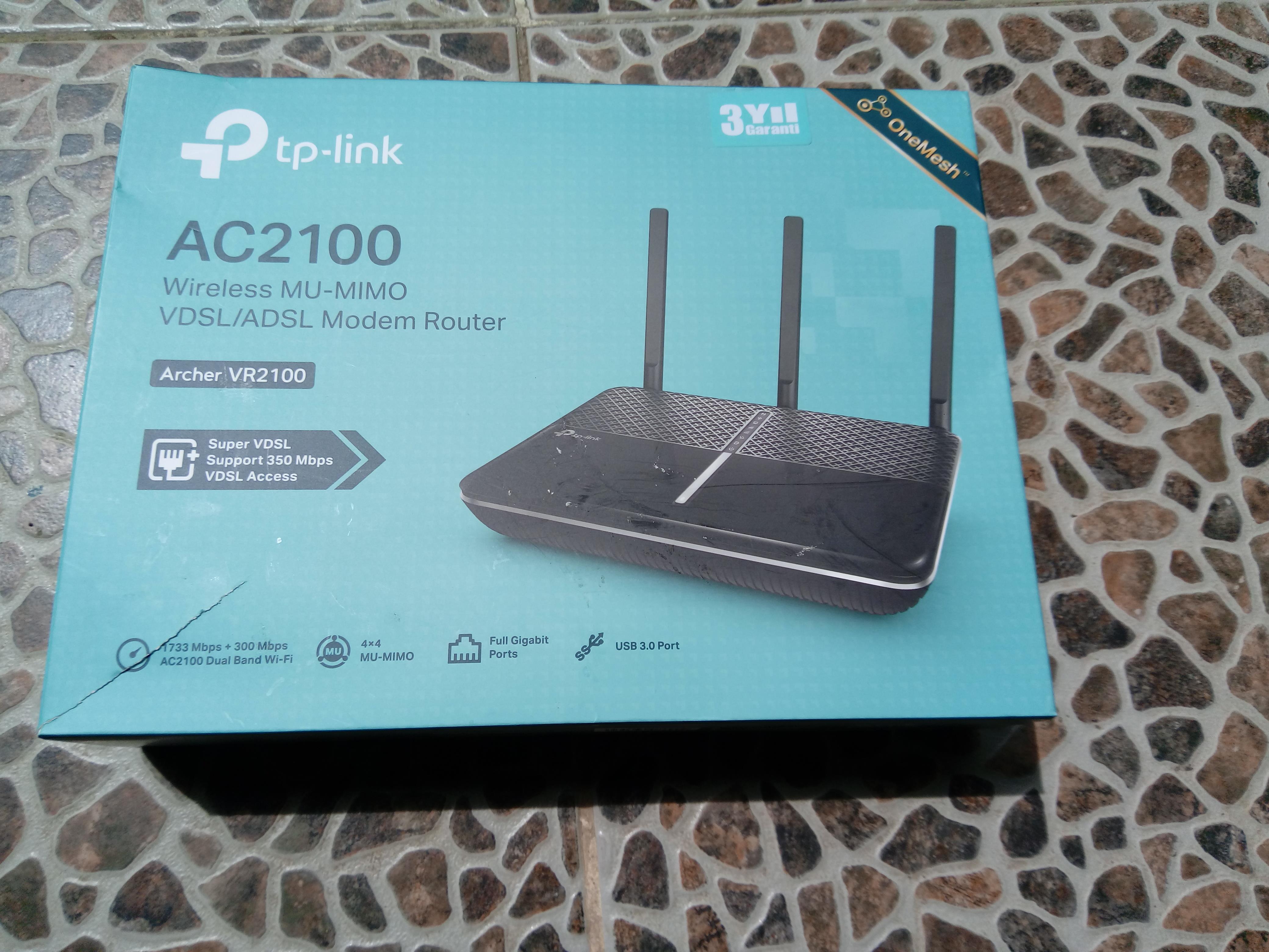 TP-Link Archer VR2100 4 Port 350 Mbps VDSL2 Modem | DonanımHaber Forum