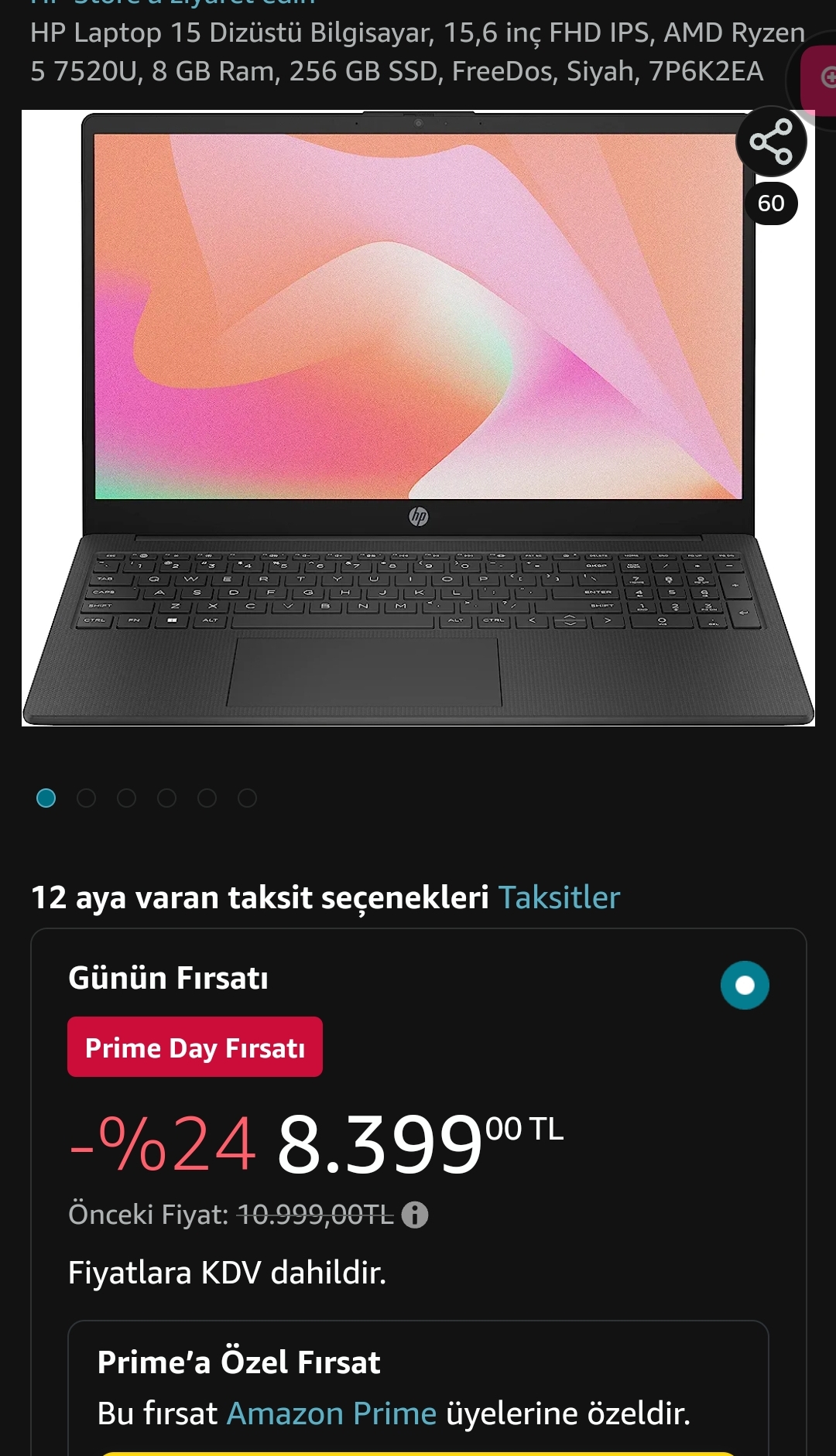 bitti-amazon-hp-ryzen-5-7520u-8gb-256gb-ssd-8399-tl-donan-mhaber-forum